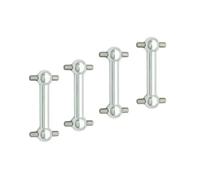 pour Tamiya TT02D TT02S pour TT-02 1: 10 RC Voiture Chenille pour Passe-Temps Arbre Conduite Mise À Niveau 4 Pièces Arbre Transmission Chien Os Partie Véhicule PièCes RéParation Rc(Silver)
