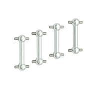 pour Tamiya TT02D TT02S pour TT-02 4 Pièces Arbre Transmission Chien Os 1: 10 RC Voiture Véhicule À Chenilles Accessoires Mise Niveau Remplacement Utilisation RC Pièces De Bricolage(Silver)