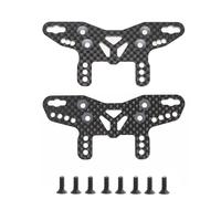 Pour Tamiya XM01/XM-01 Pro 1/10 RC Car Upgrade Parts Carbon Fiber Shock Tower Set 2PCS Decorative accessories PièCes DéTachéEs Rc