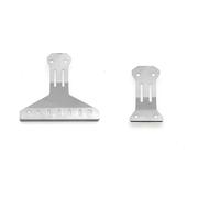 pour Tamiya XV-02 Pro XV02 58707 1/10 Protections Châssis Avant Et Arrière Acier Inoxydable Voiture RC - Pièces D'amélioration Accessoires RC