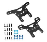 pour Tamiya XV02 XV-02 Pro 58707 1/10 Pièces Accessoires D'amélioration Voitures RC Plaques Fixation D'amortisseurs Avant Arrière Fibre Carbone RC Améliorations Modèles
