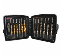 Pour tarauds combinés, lot de 13 forets SAE et métriques, pour tarauds de vis, tarauds HSS durables