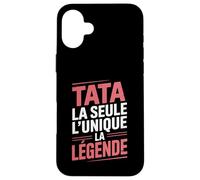 pour Tata Femme Humour Cadeau Humoristique Tante Drôle Coque pour iPhone 16 Plus
