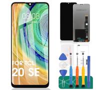 pour TCL 20 SE Écran LCD pour 20 SE Écran de Remplacement T671H Écran LCD T671F Assemblage numériseur Tactile T671O,T671E Kits de pièces de Rechange(Noir)