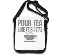 Pour Tea Like It's 1773 Boston Tea Party Sac à bandoulière Blanc