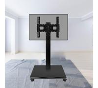 pour Téléviseurs À Écran De 32 À 55 Pouces Chariot De Télévision Mobile Réglable en Hauteur sur roulettes - Support De Télévision À Rotation Horizontale Et Verticale De L'écran