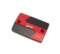 pour Tenere 700 pour Tenere700 T7 pour XTZ700 Accessoires De Moto CNC Couvercle De Réservoir De Liquide De Frein Avant Arrière Bouchon D'huile Moteur Réservoir Liqui Frein(Red)