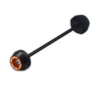 pour TENERE 700 Tenere700 2019-2024 Moto Avant Arrière Roue Essieu Fourche Crash Curseurs Chute Protecteur Pad Anti-Choc(Front Orange)