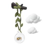 Pour Terrari - Perche Sautant Et Escalade Sur La Décoration Naturelle 'habitat Des Reptiles | Mini Décoration De Clôture Pour Animaux De Compagnie Pour Les Éleveurs De