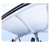 pour Tesla Model 3/Y 2017-2024 Pare-Soleil de Toit ouvrant, Mise à Niveau, Tissu glacé, Boucle, Pare-Soleil, Toit en Verre, puits de lumière Avant et arrière, Accessoire de Voiture (B)