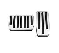 Pour Tesla, modèle 3 2017 2018 AT en aluminium style pédale d'accélérateur pédale de frein sans perçage couverture coussinets garniture accessoires repose-pieds pédales