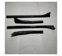 pour Tesla pour Model 3 2017-2023 Séparateur Jupe Latérale Diffuseur Aileron Protection Lèvre Pare-Chocs ABS Noir Brillant Kit De Carrosserie Réglage Jupes Latérales(Gloss Black)