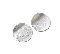 pour Tesla pour Model 3 Accessoires Voiture Colonne Avant Toit Klaxon Capot Haut Parleur Couverture Son Cadre Décoratif Paillettes Moulages Intérieurs(Silvery)