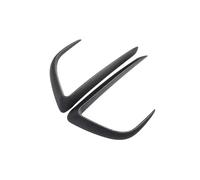 Pour Tesla Pour Model Y 2021 2022 Couvercle Pare-chocs Avant Déflecteur Vent ABS Brillant Finition Antibrouillard Noirs Brillants Calandres de voiture(Carbone mat)