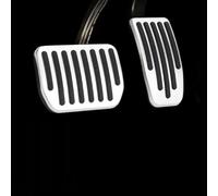 Pour Tesla Pour Modèle 3 Y Pour Highland 2024-2022 Pédales De Pied Couverture Accessoires Accélérateur Gaz Carburant Frein Repose-pieds Tapis couvre-pédale d'accélérateur(Argent)