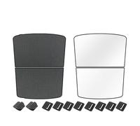 pour Tesla pour Modèle pour Y 2022 2 Pièces Toit Ouvrant De Voiture Fenêtres Ne S'affaissent Pas Et Isolent La Chaleur Pare-Soleil Divisé Car Window Shade