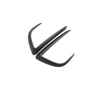 pour Tesla pour Modèle Y 2018-2023 Couverture Pare-Chocs Couteau À Vent, Autocollant Lampe Antibrouillard Becquet Sourcils Garniture Lame Voiture YTdhfDGJ(Matte Carbon)