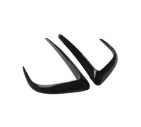 pour Tesla pour Modèle Y 2018-2023 Couverture Pare-Chocs Couteau À Vent, Autocollant Lampe Antibrouillard Becquet Sourcils Garniture Lame Voiture Spoiler Avant Kit (Color : Bright Black)