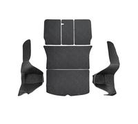 pour Tesla pour Modèle Y pour Juniper 3 pour Highland 2017-2025 Tapis Coffre en Cuir Entièrement Entouré Doublure Imperméable Antidérapante Imperméable(Trunk Mat Set,for Model 3 21 to 23)