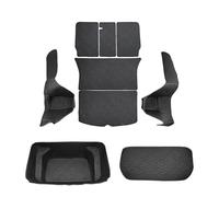 pour Tesla pour Modèle Y pour Juniper 3 pour Highland 2017-2025 Tapis Coffre en Cuir Entièrement Entouré Doublure Imperméable Antidérapante Imperméable(Storage Pad Set b,for Model 3 21 to 23)