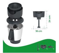 Pour Thermomix TM5 TM6 TM31 Séparateur de Jus Extracteur Citron Orange Jus Attachement Panier Cuisine Presse-Agrumes Manuel