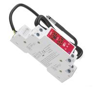 pour thermostat intelligent hygrostat WiFi DIN Mount Dry pour contact | Boîtier en plastique blanc/, montage sur rail DIN compact, 82 x 50 mm, installation facile