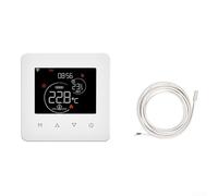 Pour thermostat WiFi intelligent Tuya LED, contrôleur de température ambiante, pour chaudières à eau, électriques et à gaz et installations de chauffage au sol (chauffage électrique)