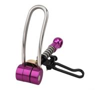 Pour tige de selle à dégagement rapide 31,8 mm avec crochet pour Brompton | Construction en alliage d'aluminium, design léger, ajustement de 31,8 mm, finition anodisée, levier à dégagement rapide