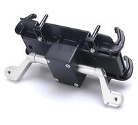 pour Tiger 1200 GT Pro 2023- Accessoires De Moto Support De Téléphone Support De Plaque De Navigation GPS Support De Téléphone pour Moto Support Navigation Moto(Bracket Silver 12MM)