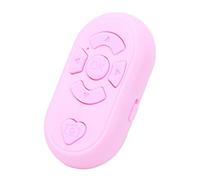 Pour TikTok Bluetooth Page Turner, Anneau de Défilement Télécommande du Bout des Doigts avec Caméra Obturateur Selfie Compatible avec iOS (Rose)