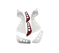 Pour TMAX 500 2008 2009 2010 2011 Repose-pieds Avant Coussinets Pédale Plaque Pédales Plaque Tapis Antidérapant Repose-pieds(Argent)