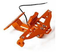 pour Tmax 530 pour 701 pour Suzuki pour Gixxer 150 SF Porte-permis Moto Plaque D'immatriculation Arrière Accessoires Montage Cadre Support Plaque D'immatriculation(Orange)