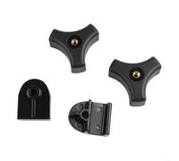 pour tonneau Cover Clamp Kit Tri-Fold Quad-Fold Black pour