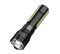 pour torche LED Puissante 5 Modes pour Camping Randonnée pour | Design étanche IPX4, corps pour durable 15cm, léger 150g, usage quotidien, résistance chocs