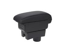 Pour Toyota Aygo X Accoudoir Voiture Pièces Rénovation Boîte Rangement Automatique Renfort De Bras Rehaussement Intérieur Détails Accoudoir Console Centrale Rangement de Voiture(B3 Black white 3USB)