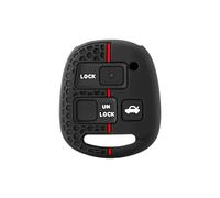 pour Toyota Camry Corolla Prado Landcruiser RAV4 Yaris Auris Highlander 4-Runner Vios Télécommande Fob Cover Silicone Car Key Case