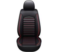 pour Toyota Corolla 2018-2023 Housse de Siège de Voiture en Cuir,Housse de Siege Avant et Arrière Coussin de SièGe Respirant Protection Housse,B/Black and Red