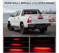 Pour Toyota Hilux VIGO 2015-2017 Feu de Frein Arrière Moyen Stop Troisième Feu Arrière Haut Court Noir