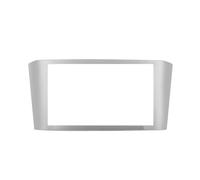 pour Toyota pour Avensis 2002-2008 Façade D'autoradio 2 DIN 7 Pouces avec Lecteur CD/DVD Et Audio Panneau Intérieur Autoradio Cache Radio(Argent)