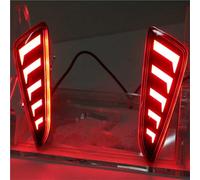 Pour Toyota Pour C-HR Pour CHR 2016 2017 2018 2019 1 Paire De Réflecteurs LED Feu De Brouillard Arrière Feu De Pare-chocs Arrière Feu De Freinage Projecteur Feu Antibrouillard(Model B)