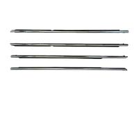 Pour Toyota Pour Camry 2006-2014 4Pcs/Set Joints De Vitre De Porte De Voiture Bandes D'étanchéité En Caoutchouc Pour Voiture Étanches WEFOLEN(For 2006-2011)