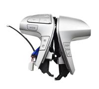 Pour Toyota Pour Camry Pour Corolla Pour Hilux Pour Vigo Pour Highlander Bluetooth Volant Bouton Commande Audio Commutateur 84250-06160 Boutons Interrupteur Commande Volant(Silvery)