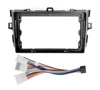 pour Toyota pour Corolla 2006-2013 Panneau De Façade Cadre Et Faisceau De Câbles pour Autoradio Central POMPOMPUR