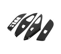 Pour Toyota Pour Corolla E210 Hybride 2019-2024 Garniture De Panneau De Boutons De Commande De Vitre D'accoudoir De Porte IENQBVL(Carbon Fiber look)