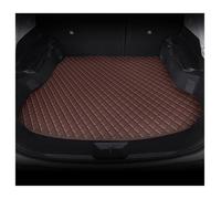 pour Toyota pour Crown 2010-2014 2015-2018 - Tapis Coffre sur Mesure Cuir PU Accessoires Détails Intérieurs Moquette Tous Modèles Tapis Coffre Voiture(Coffee,2015-2018)