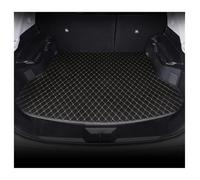 pour Toyota pour Crown 2010-2014 2015-2018 - Tapis Coffre sur Mesure Cuir PU Accessoires Détails Intérieurs Moquette Tous Modèles Tapis Coffre Voiture(Black Beige,2010-2014)