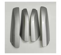 pour Toyota pour Highlander 2009 2010 2011 2012 2013 4 Pièces ABS Barres De Toit Porte-Bagages Barre Rail Protection D'extrémité Coque Barres De Toit(Silver 4pcs)