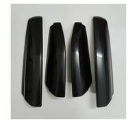 pour Toyota pour Highlander 2009 2010 2011 2012 2013 4 Pièces ABS Barres De Toit Porte-Bagages Barre Rail Protection D'extrémité Coque Barres De Toit(Black 4pcs)