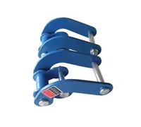 Pour Toyota Pour Hilux Pour Revo Kit De Levage Avant Et Arrière Machine Double Manille Confort G Manille 1"-2" Rack Bleu (1 Paire) Entretoises Roue Voiture(2 inch)