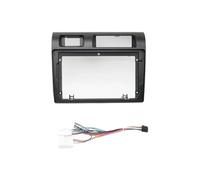Pour Toyota Pour Land Cruiser 70 Pour Pickup Truck Lc70 2007-2020 9 Pouces Autoradio Fascia Cadre Installer Panneau Tableau Bord Cadre de tableau de bord(Câble de cadre noir)